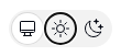 Radio, custom, Focus (keyboard)
