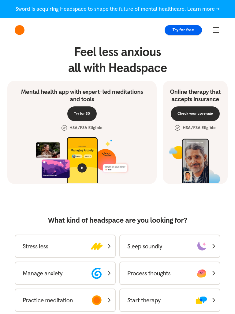 headspace.com a 768 píxeles