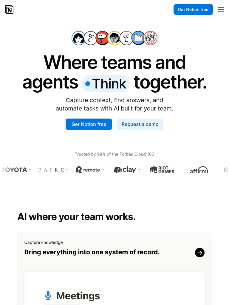 notion.com at 768 pixels