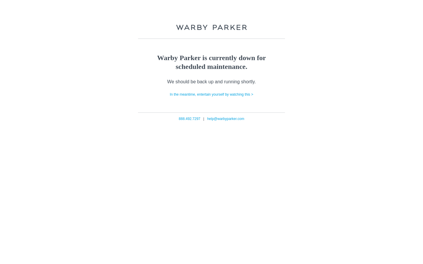 warbyparker.com بعرض 1440 بكسل