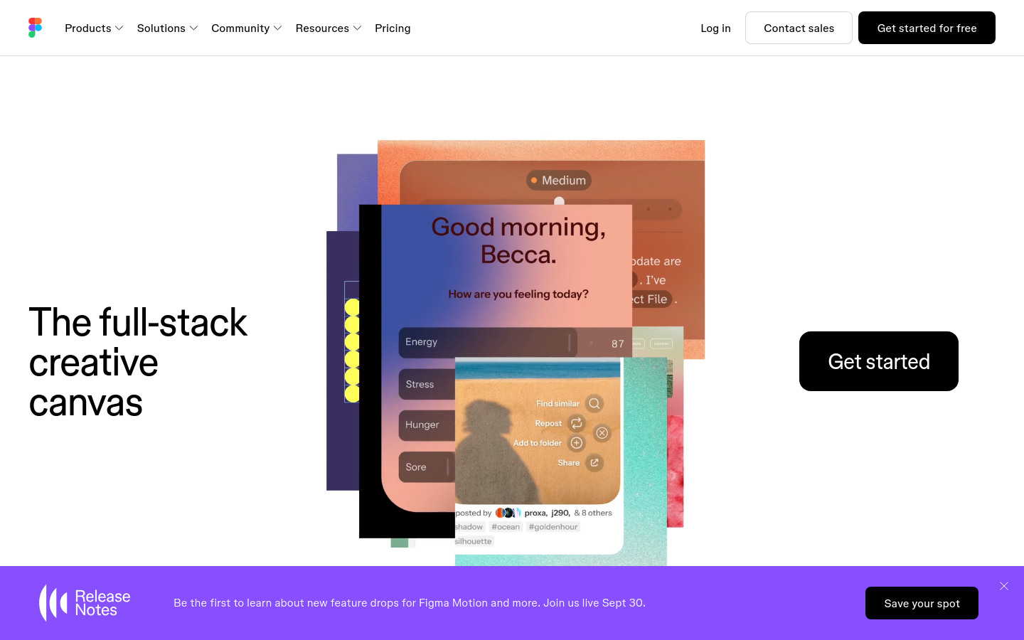 figma.com bei 1440 Pixeln