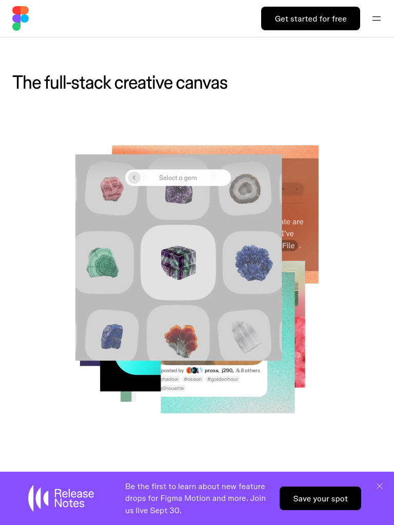 figma.com bei 768 Pixeln