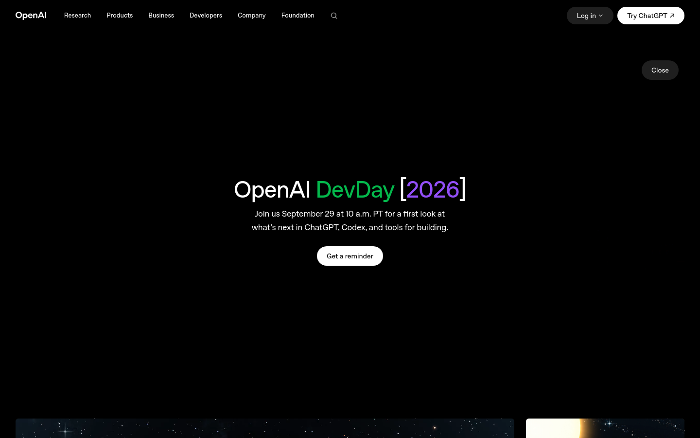 openai.com at 1440 pixels
