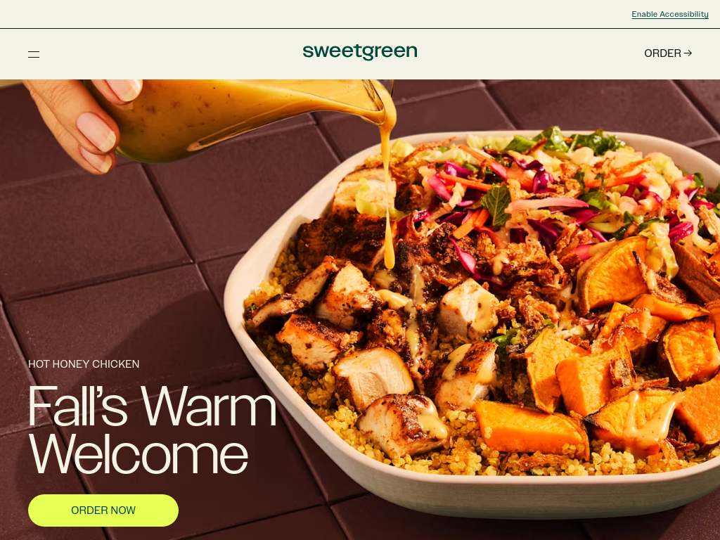 sweetgreen.com بعرض 1024 بكسل