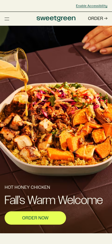 sweetgreen.com بعرض 390 بكسل
