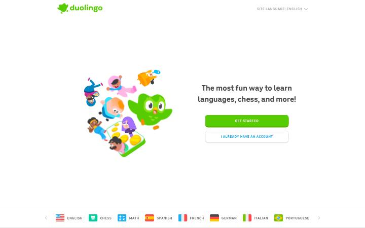 Strona główna duolingo.com